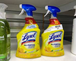 lot 31 image: Lysol All Purpose Cleaner (Qty 2)