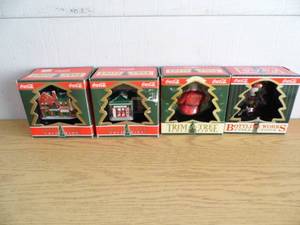 lot 96 image: Coke Ornaments