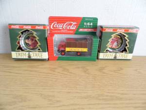 lot 97 image: Coke Ornaments