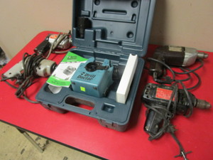 lot 225 image: DRILL DOCTOR DRILL BIT SHARPENER, SKIL 38 DRILL, BLACK & DECKER 14 DRILL , SEARS 38 DRILL, MORE