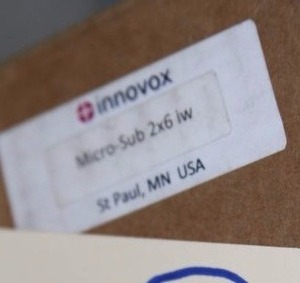 lot 53 image: New Innovox Pro Audio Micro Sub 2x6 iw In Wall High Definition Subwoofer  Bass System