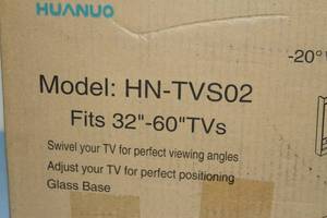 lot 57 image: New in Box Universal Table Top Tabletop Flat Panel Stand for 32-60 TV  Display  Monitor