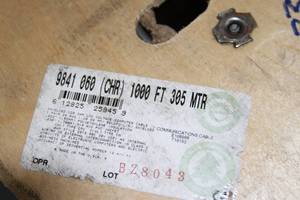 lot 77 image: 23 Pounds of Never Used Belden 9841 Professional Audio  Video Cable