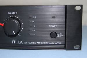 lot 89 image: TOA 700-Series A-706 Pro Audio Mixer Mic  Line Amplifier