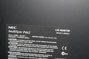 lot 20 image: NEC Professional Grade Full HD 1080p High Definition 46 Large Screen LCD Display & Remote Control