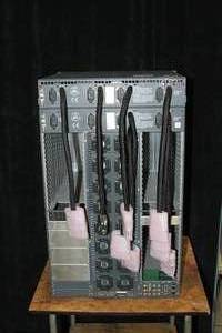 lot 112 image: Harris Platinum Wideband Digital Professional Audio  Video AV Routing Switcher Frames