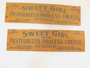 lot 60 image: 2 Sweet Girl Brand Wooden Signs