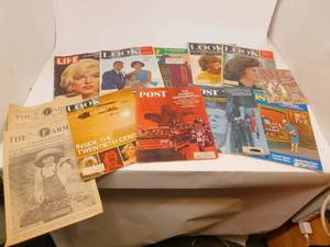 lot 110 image: Vintage Magazines  Newspapers