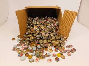 lot 111 image: Old Pop Bottle Caps