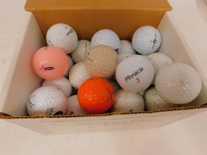 lot 127 image: Box of golf Balls