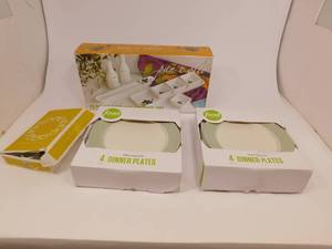 lot 130 image: Porcelain Dipping Set  Food Network Plates