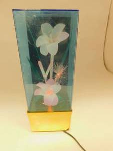 lot 181 image: Vintage Electric Fiber Optic Flower