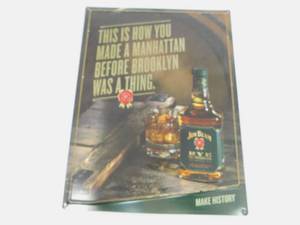 lot 184 image: Metal Sign
