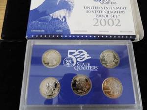 lot 25 image: Proof Set 2002 Quarters