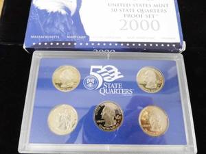 lot 27 image: Proof Set 2000 Quarters