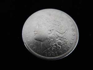 lot 65 image: 1921 D Morgan Dollar