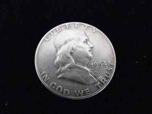 lot 75 image: 1952 D Franklin Half Dollar