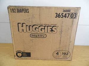 lot 8 image: Huggies Diapers