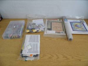 lot 12 image: Cross Stitch Items