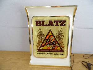 lot 56 image: Blatz Lit Sign