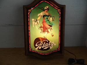 lot 59 image: Blatz Lit Sign