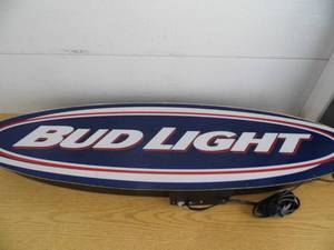 lot 65 image: Bud Light Light Sign