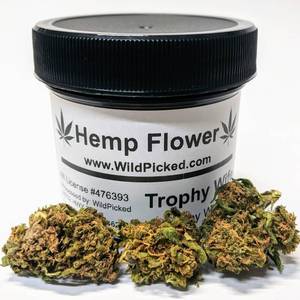 lot 106 image: CBD Hemp 5 Grams of Flower (Trophy Wife)