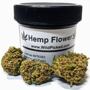 lot 108 image: CBD Hemp 5 Grams of Flower (Merlot)