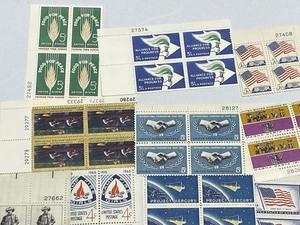 lot 17 image: (24) Different Stamp Plate Blocks