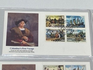 lot 23 image: Columbus First Voyage First Day Of Issue Covers