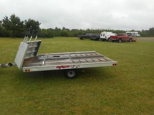 lot 2 image: 2012 Newman Snowmobile Trailer
