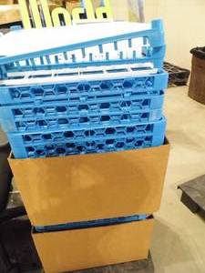 lot 83 image: Commercial Dish Racks