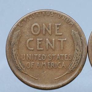 lot 10 image: 1916-S and 1921-S Lincoln Cents