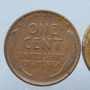 lot 16 image: 1928-D and 1928-S Lincoln Cents
