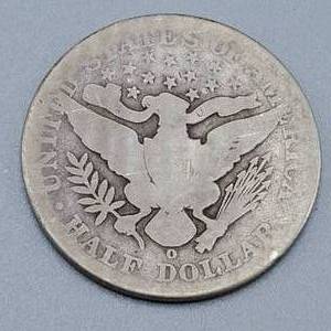 lot 33 image: 1902-O Barber Half Dollar