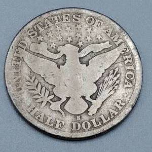 lot 41 image: 1907-S Barber Half Dollar