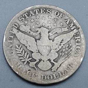 lot 44 image: 1908 Barber Half Dollar