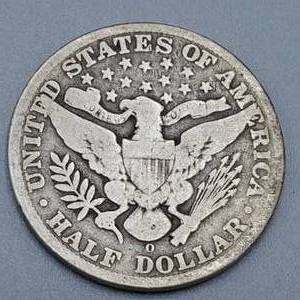 lot 48 image: 1909-O Barber Half Dollar