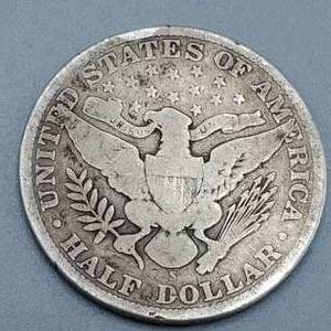 lot 49 image: 1909-S Barber Half Dollar
