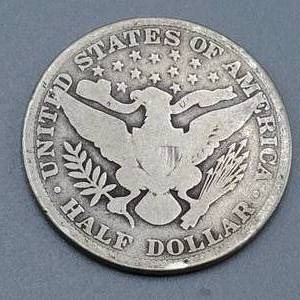 lot 55 image: 1912 Barber Half Dollar