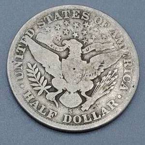 lot 56 image: 1912-S Barber Half Dollar