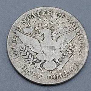 lot 57 image: 1912-D Barber Half Dollar