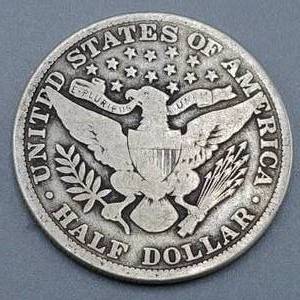 lot 61 image: 1914 Barber Half Dollar