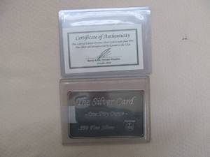lot 84 image: Silver Card