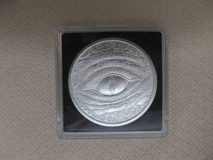 lot 95 image: commemorative .999 silver coin
