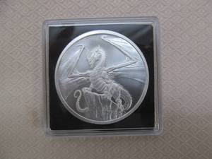lot 105 image: commemorative .999 silver coin