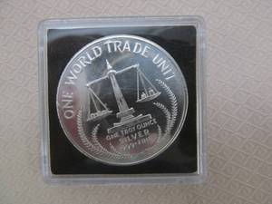 lot 110 image: commemorative .999 silver coin