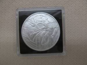 lot 123 image: commemorative .999 silver coin