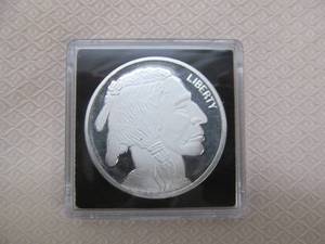 lot 128 image: commemorative .999 silver coin