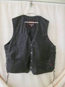lot 207 image: leather vest